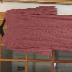 Lace fashionably formal dress for delicate occasions.